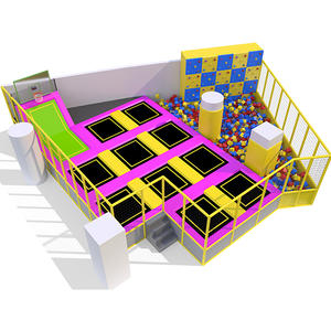Custpmized good quality indoor trampoline facility factory