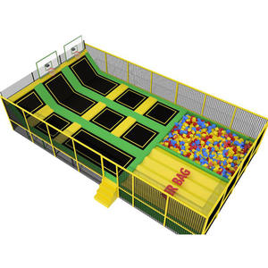 Customized good quality trampoline park for teenager equipment factory