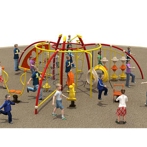 Customized good quality kids play ground equipment factory 