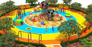 Customized good quality fitness playground equipment for amusement park