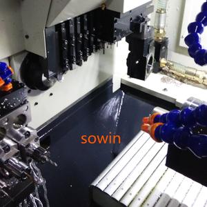Customized CNC Swiss Type Lathe With Thread Whirling Unit