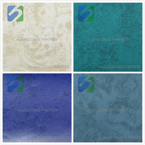 High end PVC leatherette paper gift box in colorful paper/PVC packing Paper