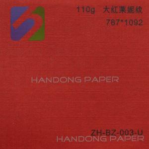 BV Certification main product colour leather embossed paper/Embossed Colour Texture Paper