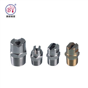 Customized flat fan water high pressure vee jet spray nozzle suppliers