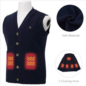 heated glove | Winter Sleeveless Custom Usb Heated Vest For Outdoor Running Cycling Hunting and Ski