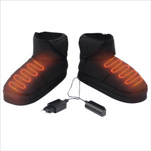 Heated Shoes | 7.4V Electric Rechargeable Battery Powered Ski Full Finger Gloves Heated Mitten for Snowboarding