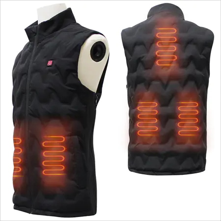 heated vest | Electric Winter man Slim heating vest