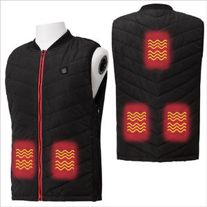 Mens Thermal Down Waistcoat Rechargeable Battery Heated Vest