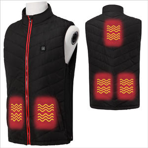OEM Factory Safe Waterproof Carbon Fiber Warm LED Heated Vest