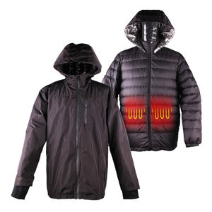 2-in-1 Goose Down Heated Jacket For Male