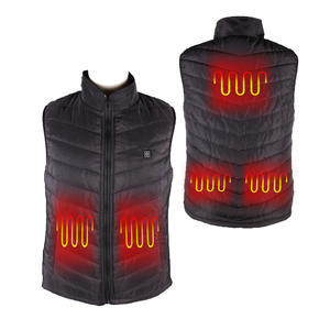 Customized Pattern USB Men Heated Vest With Carbon Fiber Heating System