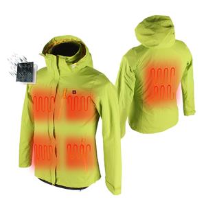 Soft Liner Windproof Hi Vis Heated Winter Jacket For Climbing Mountaineering