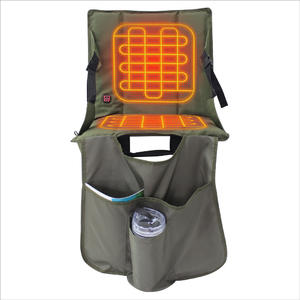 Heating Fishing Boating heat Seat cushion with Back Support heated seat cushion