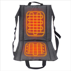 Outdoor picnic and hunting Heating Seat Cushion with Back support design heated seat cushion