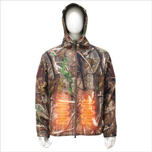 Battery Control Camo Heating Jacket For Outdoor Hunting Heating Clothing