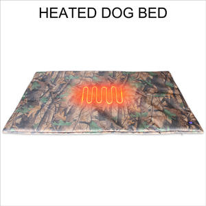 Outdoor Camo Hunting Heated Dog Bed Pet Heating Blanket