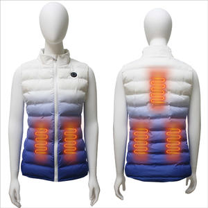 Battery Heated Gradient Vest Candy Color Vest For Outdoor Skiing