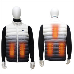 Battery Heated Gradient vest Candy color vest for outdoor skiing