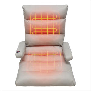 40-Position Adjustable Floor Heating Chair Heating   Lazy Sofa With Armrests