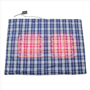 Heated Checkered blanket for home use or outdoor blanket