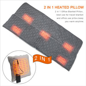 2 In 1 Travel Tent Heated Blanket Heating Pillow
