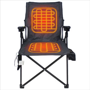 Oversized Camping Heated Portable Chair with storage bag