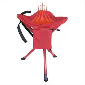 Foldable Camp Heated Tripod Chair Outdoor Survival Gear for Hiking Fishing Hunting Travel