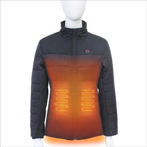 Battery Powered 5V 7.4V Puffer Heated Jacket With Hoodie
