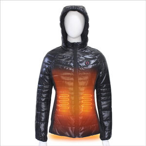 Battery Powered 5V 7.4V Puffer Heated Jacket with Hoodie