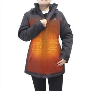 Womens Waterproof heated Jacket Warm Winter Snow Coat for outdoor sport
