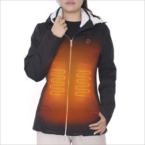 Battery Lightweight Heating Coat with Detachable Fleece Hood
