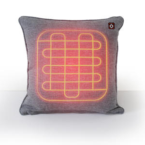 Wireless infrared heat cushion with 3 heating level control heated pillow