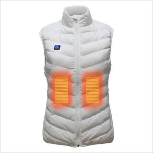 Winter Lightweight USB Rechargeable Battery Thermal Heated Vest For Women