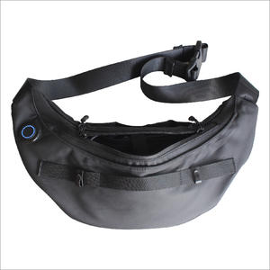 Safety Summer Black Air Conditioning Waist Pack For Outdoor Work
