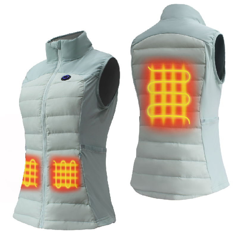 Green Hunting Rechargeable Battery Pack Gilet Suit Kids Ladies Women's Heated Vest