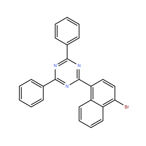 2-(4-溴-1-萘基)-4,6-二苯基-1,3,5-三嗪-1800228-86-7