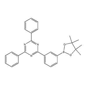 2,4-Diphenyl-6-[3-(4,4,5,5-tetramethyl-1,3,2-dioxaborolan-2-yl)phenyl]-1,3,5-triazine-1269508-31-7