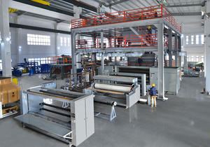 PP Spunbond Nonwoven Fabric Machine , High Output , Advanced Technology