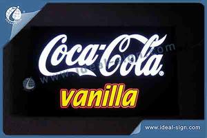 Wholesale indoor LED light signs custom Coca Cola lighted signs supplier