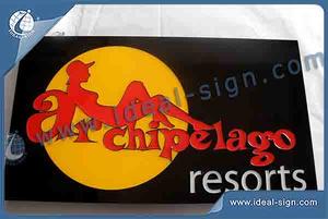 Personalized led epoxy resin signs custom indoor resin signs supplier