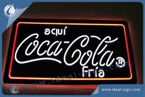 Custom Coca cola indoor LED neon lighting signs wholesale