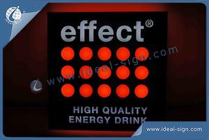 Effect Acrylic Indoor LED Signs For Display Advertising