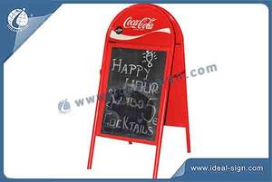 China exporter for metal a frame signs for beverage brand promotion