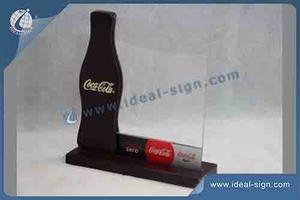Personalized Coca Cola wood menu holders table menu holders as promotional gift