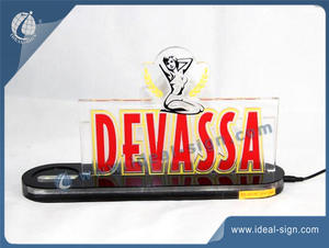 DEVASSA Bottle Display / Bottle Glorifier With Led Light