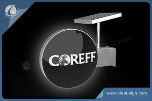COREFF Solar Energy Illuminated Outdoor Light Signs