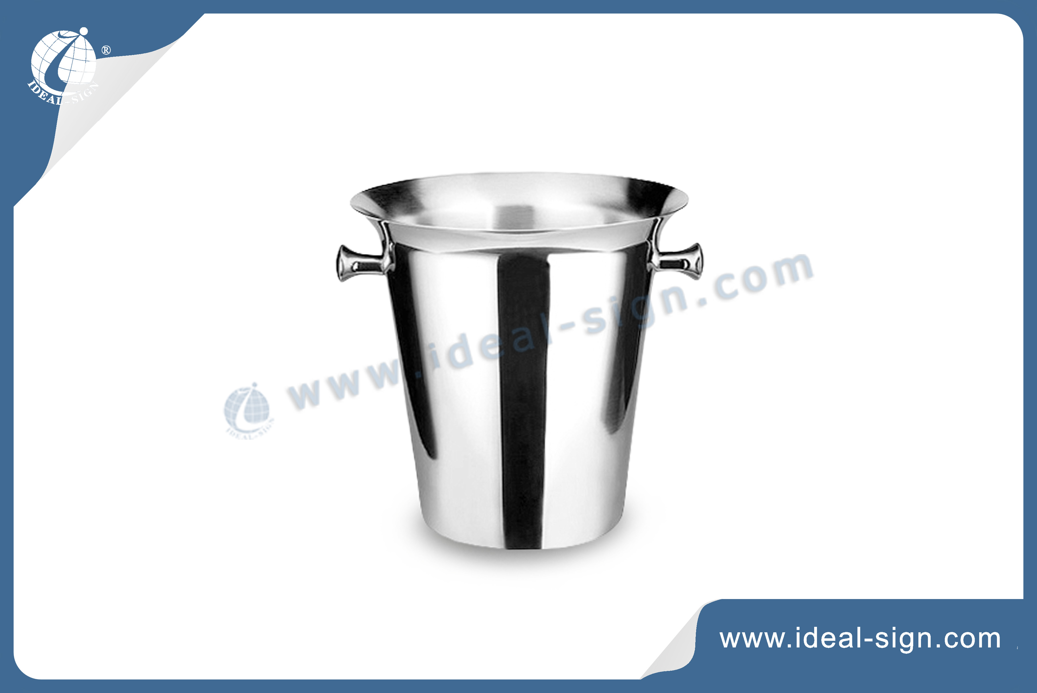 Stainless Steel Ice Bucket With Handle