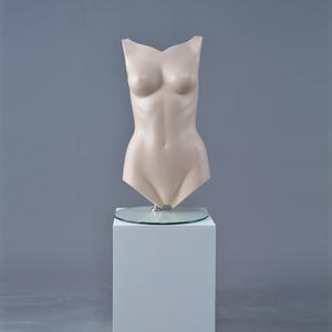 Plastic bra display mannequin Big breast bra mannequin bust form display stand