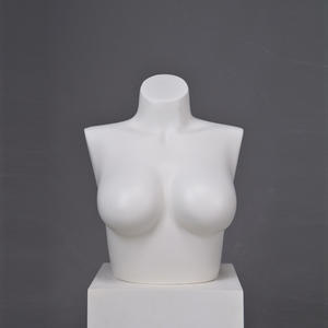 Half-body fiberglass bust bra display Mannequin For Bra body form female half manikins on sale