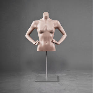 Half body hanging female torso for clothes display mannequin torso half torso mannequin with arms